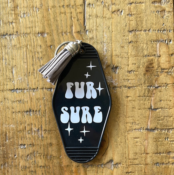 Fur Sure keychain