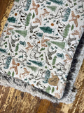 Adult Hunting Minky Fur Blanket