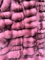 Baby Maroon Enzo Minky Fur Blanket