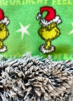 Fleece Grinch Fur Car Seat Blanket