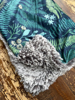 Mini Baby Fern Minky Fur Blanket