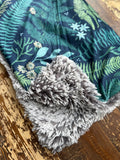 Mini Baby Fern Minky Fur Blanket