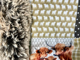 Toddler NEW to the Herd Minky Fur Blanket