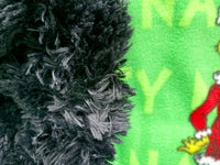 Adult Green Grinch Fleece Fur Blanket