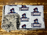 Travel University of Mary Minky Fur Blanket