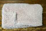 Adult Non shaggy Rosewater Pink Minky Fur Blanket