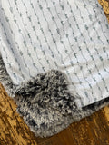 Baby Jesus Loves Me Minky Fur Blanket
