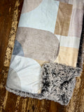 Adult Neutral Drift Minky Fur Blanket