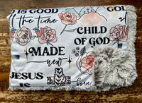 Baby Faith Minky Fur Blanket