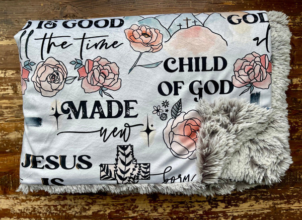 Baby Faith Minky Fur Blanket