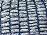 Adult Enzo Frosty Blue Minky on Minky Blanket