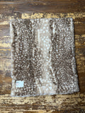 Fawn Minky on Minky Mini Baby Blanket