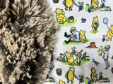Toddler Winnie the Pooh Minky Fur Blanket