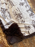 Toddler Western Minky Fur Blanket