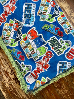 Toddler PJ Mask Minky Fur Blanket
