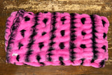 Adult Enzo Hot Pink Minky on Minky Blanket