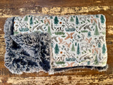 Toddler Hunting Minky Fur Blanket