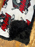 SALE Travel Mandan Mayhem Minky Fur Blanket