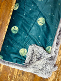 Adult Dragonfly Minky Fur Blanket