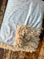 Baby Dotted Luxe Minky Fur Blanket