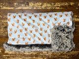 Baby Squirrel Minky Fur Blanket