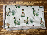 Adult Duck Hunting Charm Minky Fur Blanket