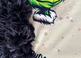 Adult Grinchmis Minky Fur Blanket