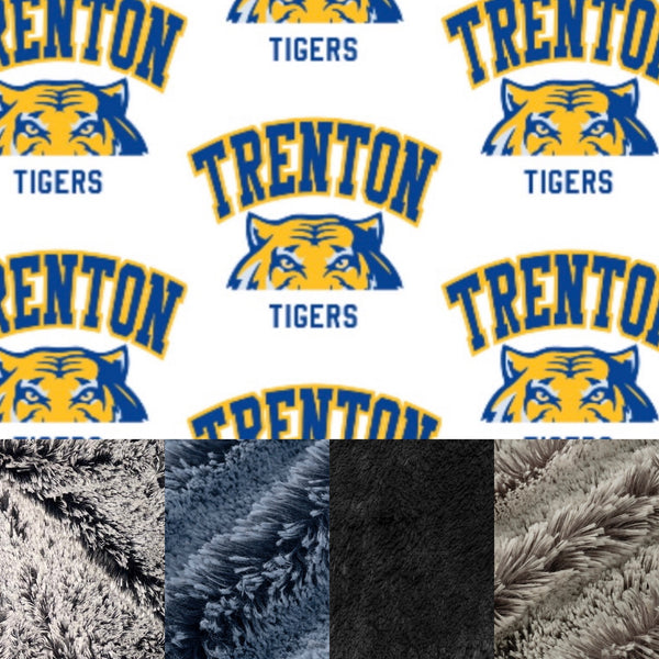Toddler Trenton Tigers Minky Fur Blanket