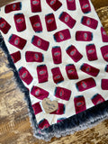 Mini Baby Dr Pupper Minky Fur Blanket