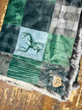 Adult Deer Hunting Minky Fur Blanket