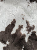 Mini Baby Cowhide Minky Fur Blanket
