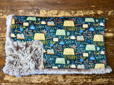Adult Stay Calm and Read On Minky Fur Blanket