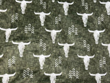 Adult Longhorn Minky Fur Blanket