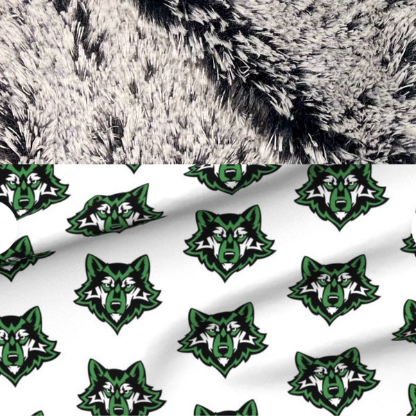 Travel Williston Wilkinson school Minky Fur Blanket