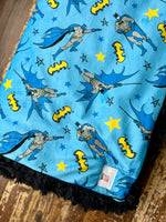 Toddler Batman Minky Fur Blanket