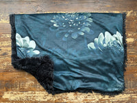 Mini Baby Midnight Floral Minky Fur Blanket