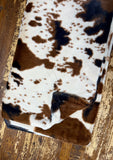 Adult Cowhide Minky on Minky Blanket