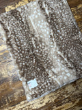 Fawn Minky on Minky Mini Baby Blanket