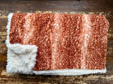 Adult Carmel Fawn Minky on Fur Blanket
