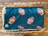 Adult Football Minky Fur Blanket