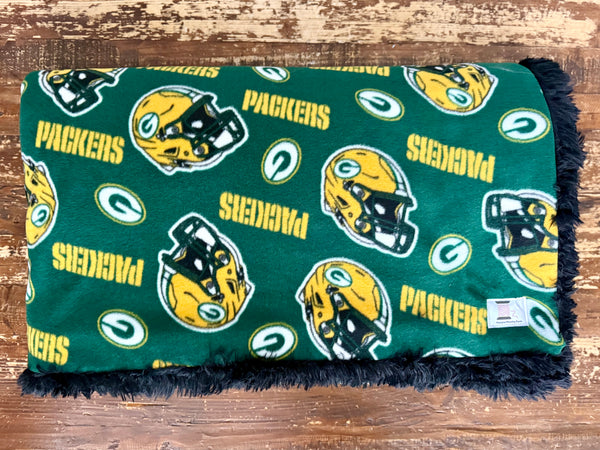 Adult Packers Fleece Fur Blanket