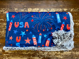 Adult USA Minky Fur Blanket