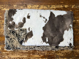 Adult Pony Cowhide Minky on Fur Blanket