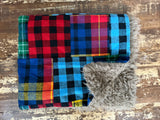 Mini Baby Patchwork Flannel Fur Blanket