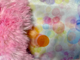 Toddler Rainbow Minky Fur Blanket