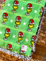 Fleece Grinch Fur Car Seat Blanket