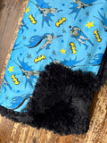 Toddler Batman Minky Fur Blanket
