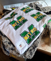 Adult Mandan Nitro Softball Softball Minky Fur Blanket