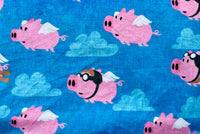 Adult Pig Minky Fur Blanket