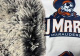 Travel University of Mary Minky Fur Blanket